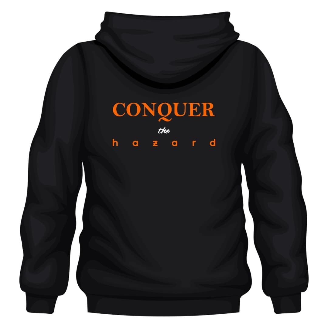 Black Unisex Compass Hoodie alt