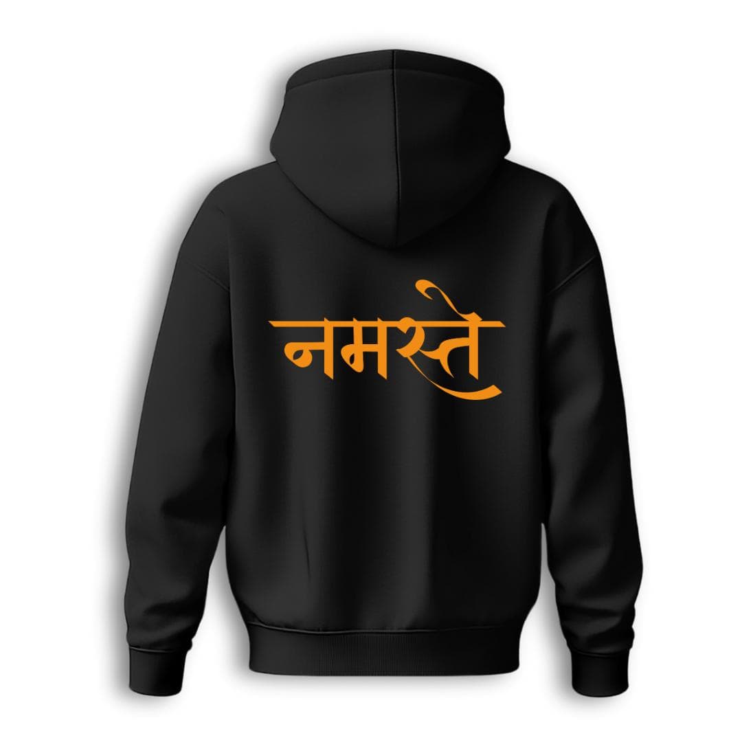 Black Unisex Namaste Hoodie alt