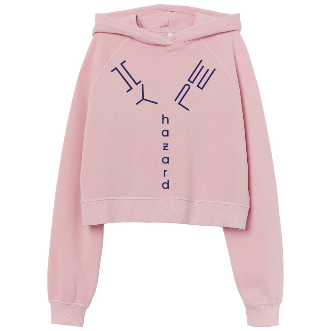 Dust Pink Female Hoodie alt