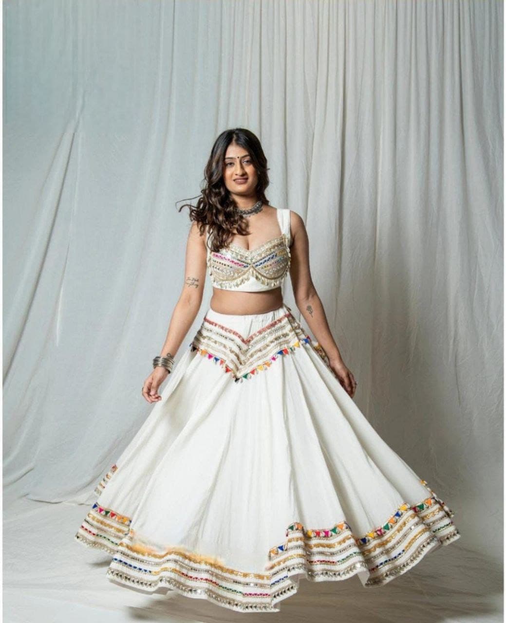 L Size Blouse with Doubling Lining Chaniya Choli