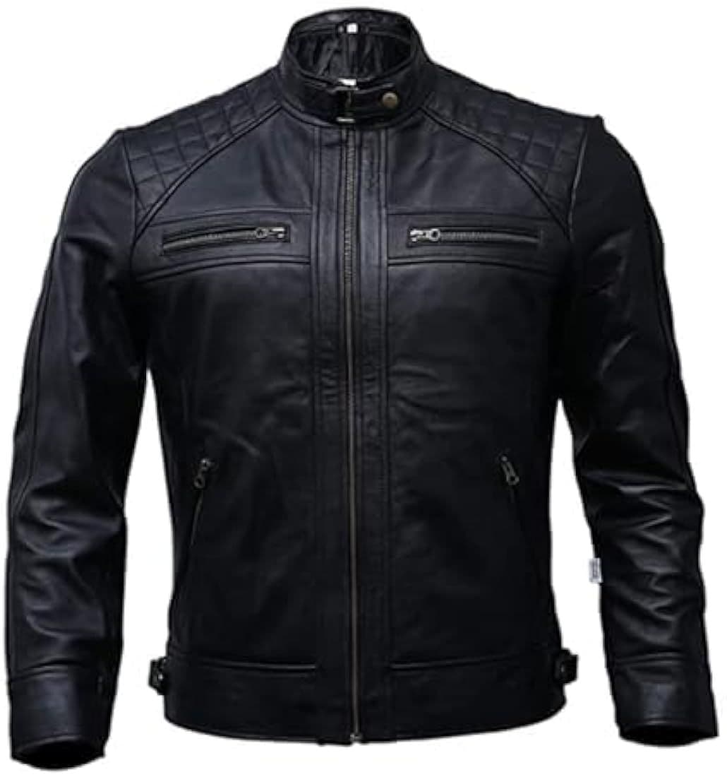 Modern Sport Black Leather Jacket