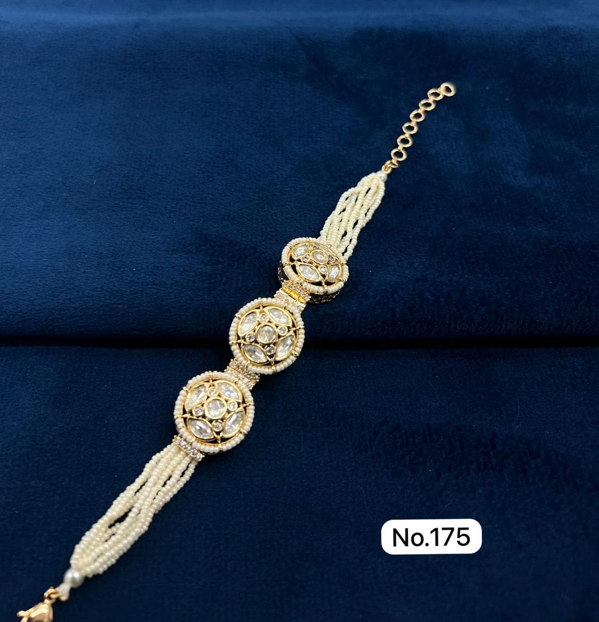 White Beaded Bracelet