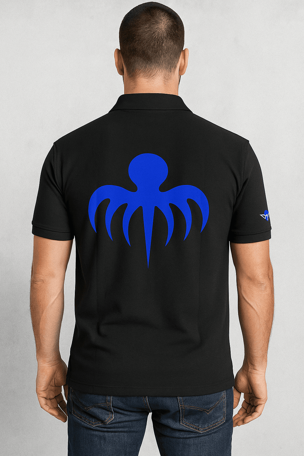 Black Spectre Polo T-Shirt - alternate view