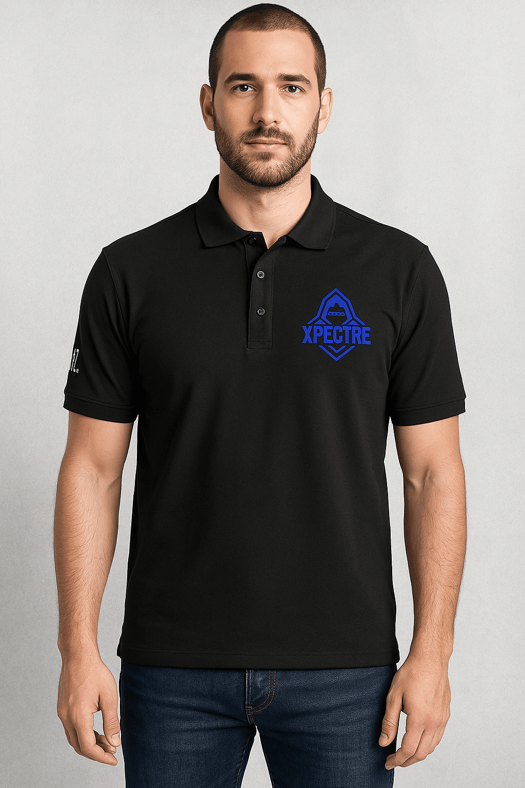Black Spectre Polo T-Shirt